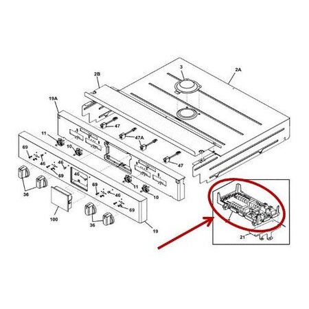 Electrolux Home Products 316475806 Frigidaire Oven Wall Oven Board Assembly 316475806